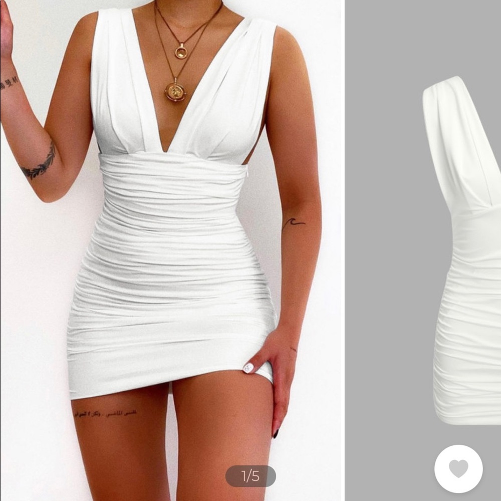 One of a kind white dress!